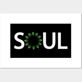 Soul flourishing artistic design Posters and Art